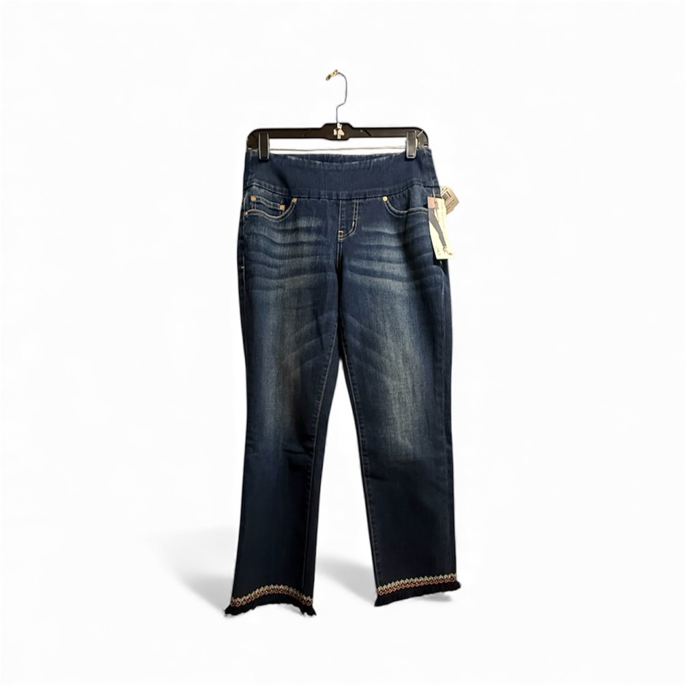 Jag Jeans Peri straight ankle jeans with decorative cuff
